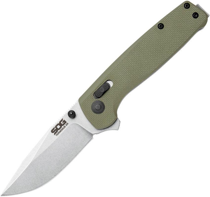 SOG Terminus XR Olive Drab G10 D2 - Knives.mx