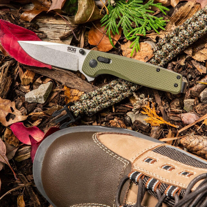 SOG Terminus XR Olive Drab G10 D2 - Knives.mx