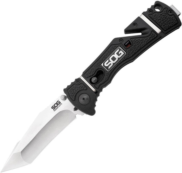 SOG Trident Elite Straight Edge AUS-8 Stainless - Knives.mx