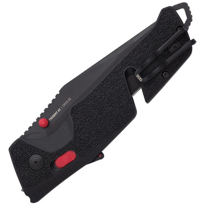 SOG Trident MK3 AT-XR Lock A/O Black and red GRN Coated D2 - Knives.mx