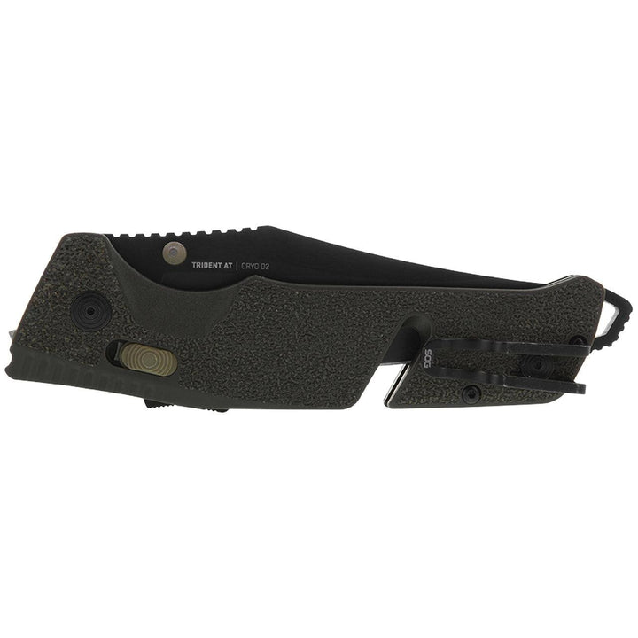 SOG Trident MK3 AT-XR Lock A/O OD Green GRN Cryo D2 - Knives.mx