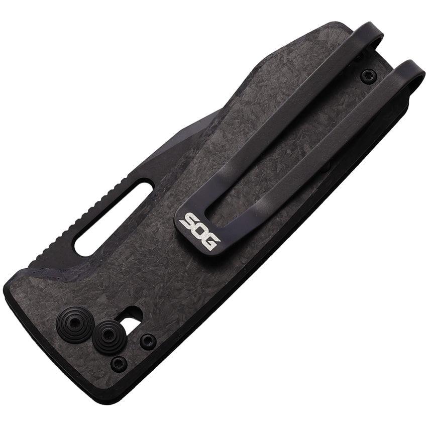 Sog Ultra XHP XR Lock Blackout Carbon Fiber TiNi coated CPM S35VN - Knives.mx