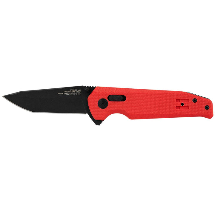 SOG Vision LTE XR Lock Red G10 TiNi Tanto CTS XHP - Knives.mx