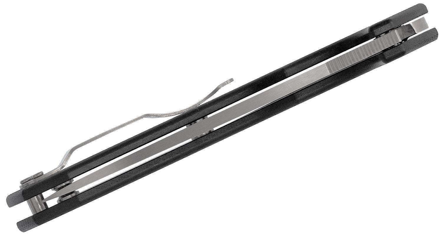 Spyderco Amalgam Compression Lock Black CF & G10 Satin CPM S30V - Knives.mx