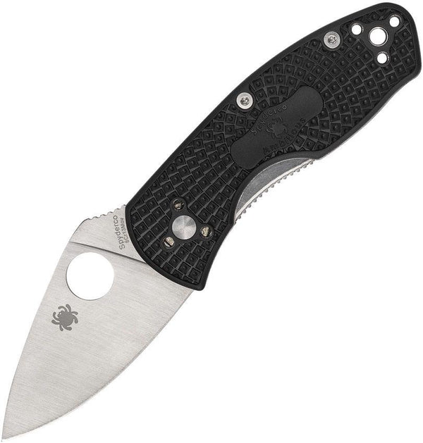 Spyderco Ambitious Lightweight Black FRN Satin 8Cr13MoV - Knives.mx