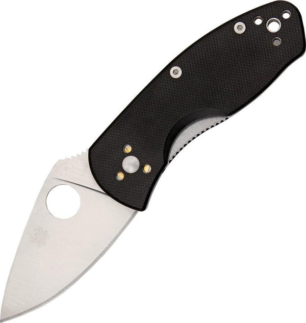 Spyderco Ambitious Linerlock Black G10 Satin 8Cr13MoV - Knives.mx