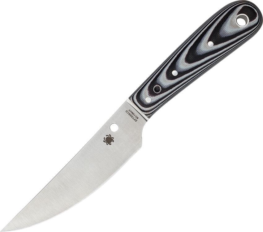 Spyderco Bow River Black & White G10 Full Tang 8Cr13MoV - Knives.mx