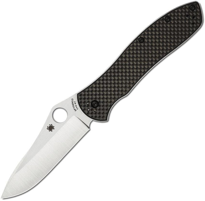 Spyderco Bradley Linerlock 2 Black twill carbon fiber/G-10 CPM-M4 - Knives.mx