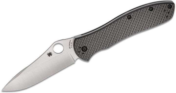 Spyderco Bradley Linerlock 2 Black twill carbon fiber/G-10 CPM-M4 - Knives.mx