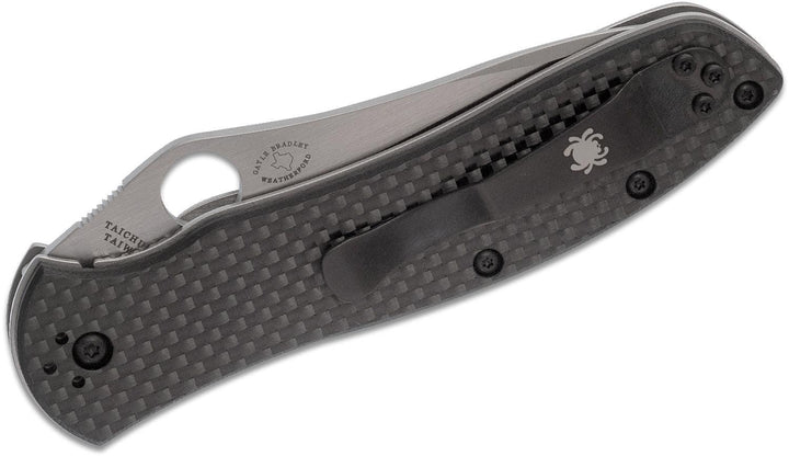 Spyderco Bradley Linerlock 2 Black twill carbon fiber/G-10 CPM-M4 - Knives.mx