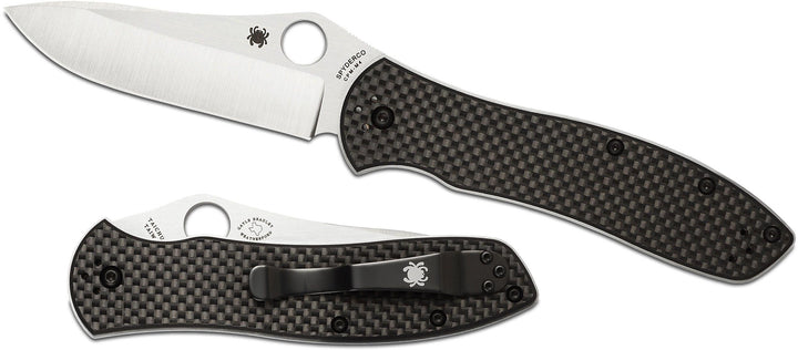 Spyderco Bradley Linerlock 2 Black twill carbon fiber/G-10 CPM-M4 - Knives.mx