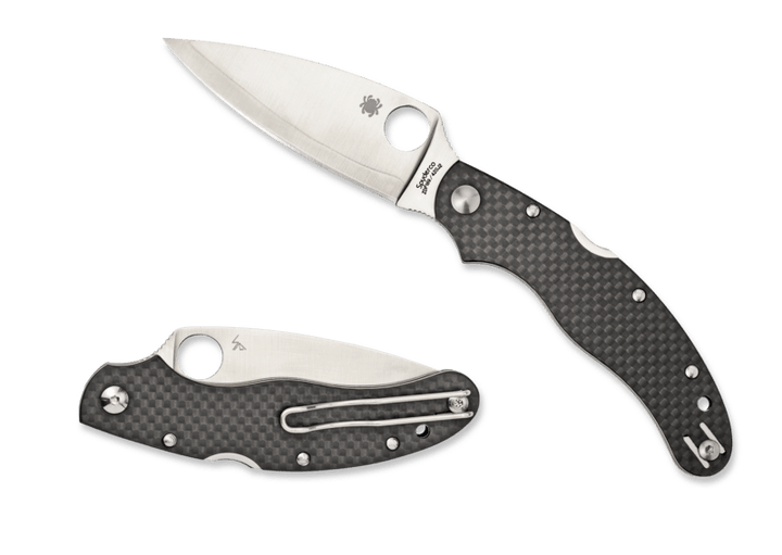 Spyderco Caly 35 Lockback Carbon Fiber Satin ZDP-189 Stainless - Knives.mx