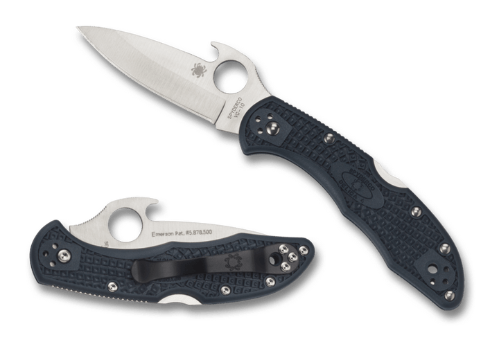 Spyderco Delica 4 Lockback Gray Wave VG-10 - Knives.mx