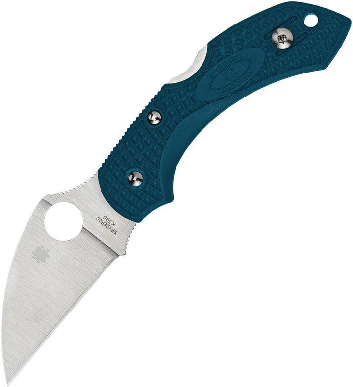 Spyderco Dragonfly 2 Lockback Blue FRN Wharncliffe K390 - Knives.mx