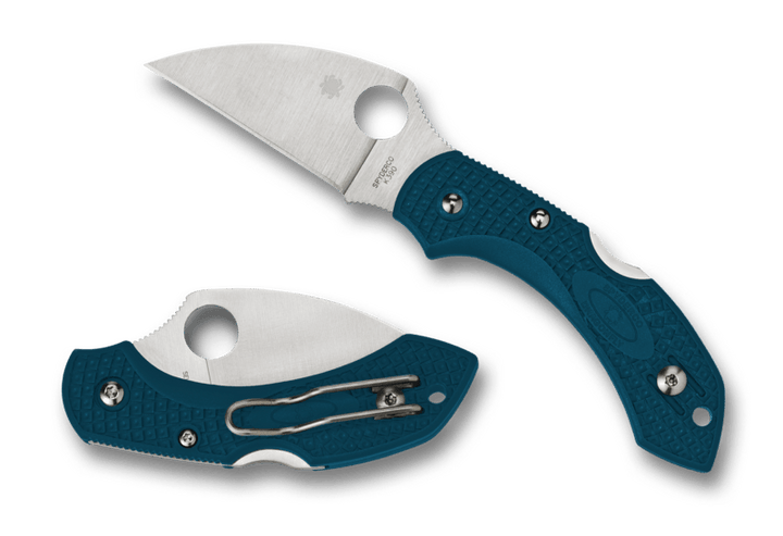 Spyderco Dragonfly 2 Lockback Blue FRN Wharncliffe K390 - Knives.mx