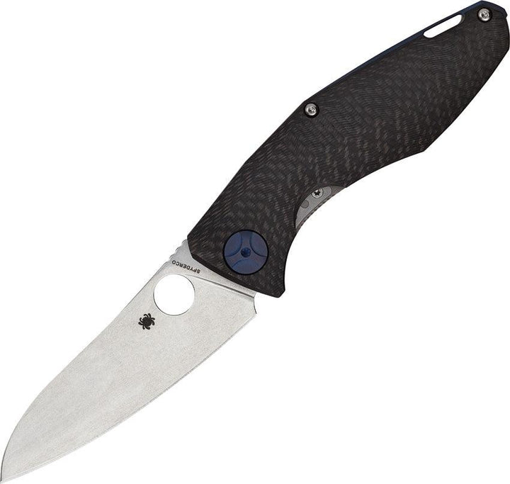 Spyderco Drunken RIL Carbon Fiber w Stainless Back CPM S90V - Knives.mx