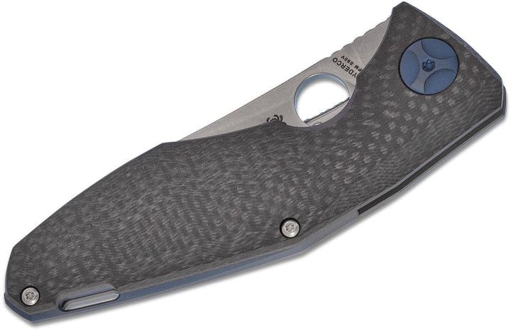 Spyderco Drunken RIL Carbon Fiber w Stainless Back CPM S90V - Knives.mx