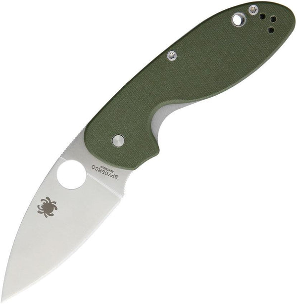 Spyderco Efficient Linerlock OD Green Plain 8Cr13MoV - Knives.mx