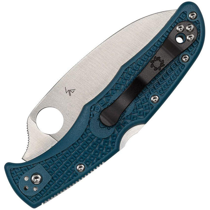 Spyderco Endura 4 Blue FRN Plain Wharncliffe K390 - Knives.mx