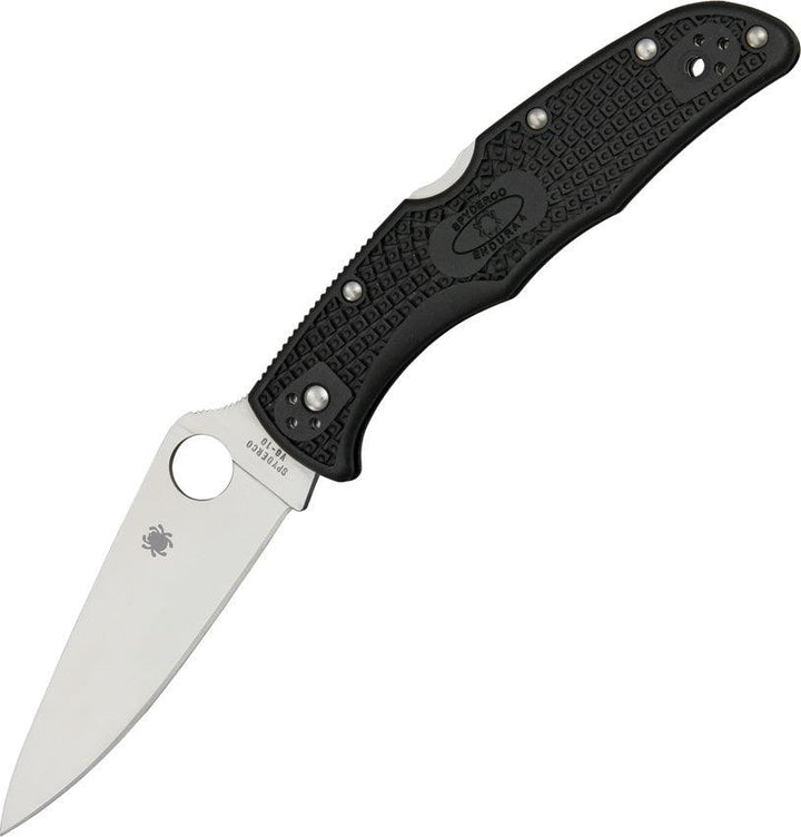 Spyderco Endura 4 Lockback FRN Black Plain - Knives.mx