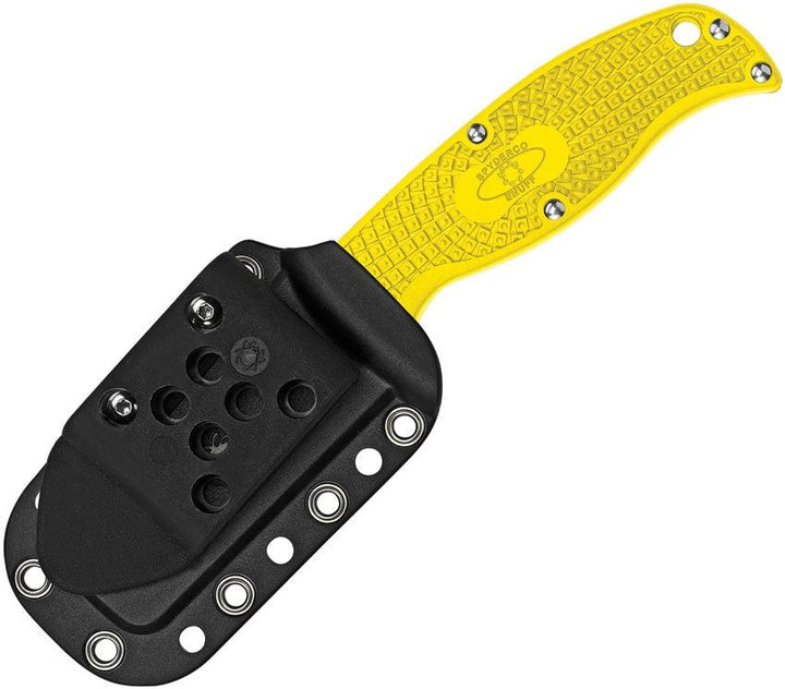 Spyderco Enuff Salt Yellow FRN Sheepfoot SpyderEdge H2 - Knives.mx
