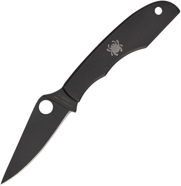 Spyderco Grasshopper Slip Joint Black Oxide Coated Sandvik 12C27 - Knives.mx