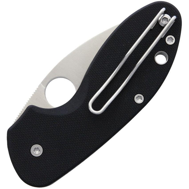 Spyderco Insistent Linerlock Black G10 Satin Serrated 8Cr13MoV - Knives.mx