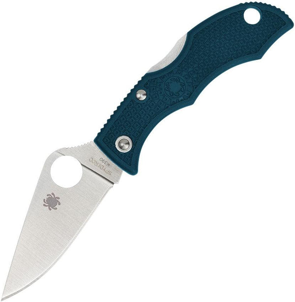 Spyderco Ladybug Lockback Blue FRN Satin K390 - Knives.mx