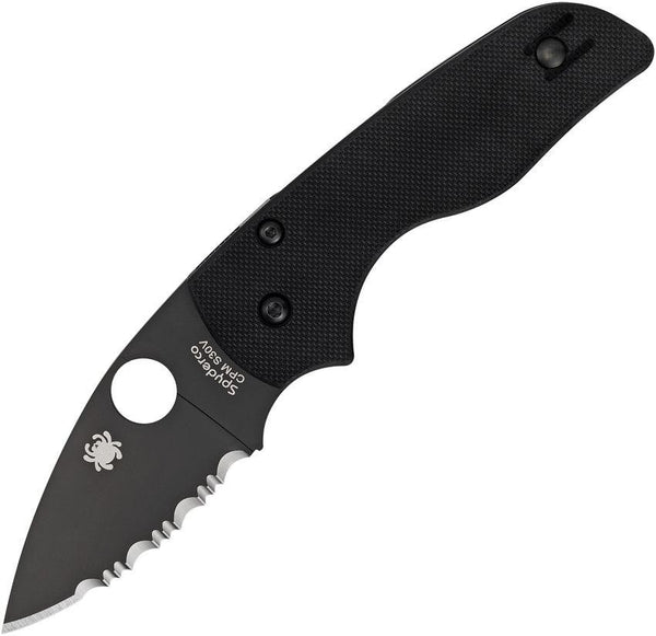 Spyderco Lil Native Compression Lock Black G10 DLC CPM S30V - Knives.mx