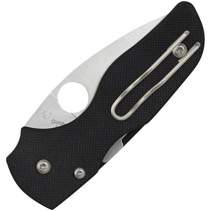 Spyderco Lil' Native Plain Black G10 SATIN Plain CPM S30V - Knives.mx