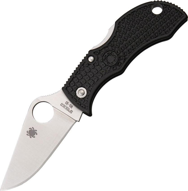 Spyderco Manbug Lockback Black FRN VG-10 - Knives.mx