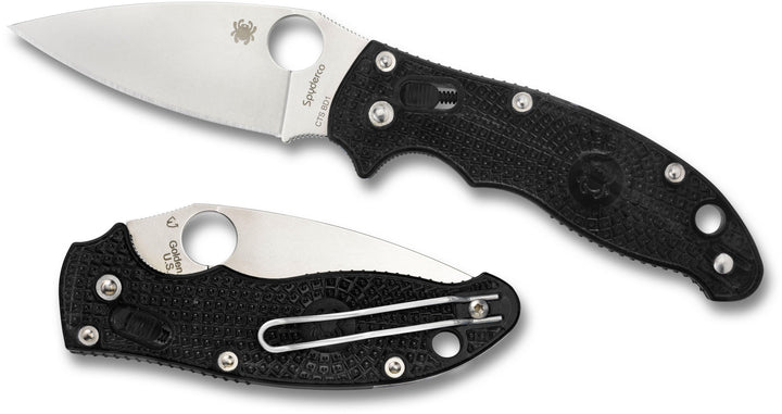 Spyderco Manix 2 Ball Bearing Lock Black FRN Satin CTS-BD1 - Knives.mx