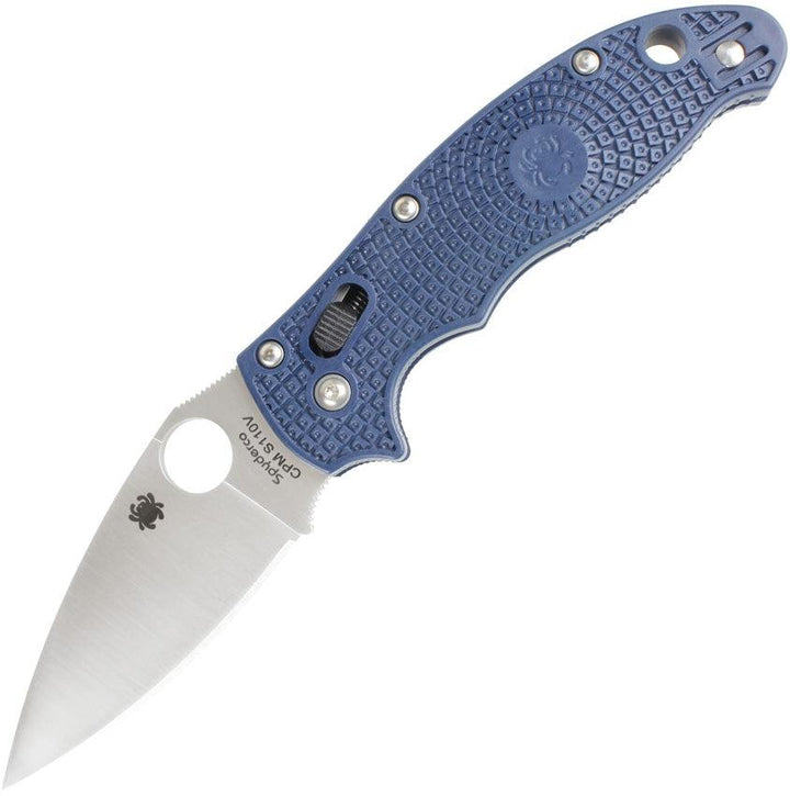 Spyderco Manix 2 Ball Bearing Lock Blue GFN Satin CPM S110V - Knives.mx