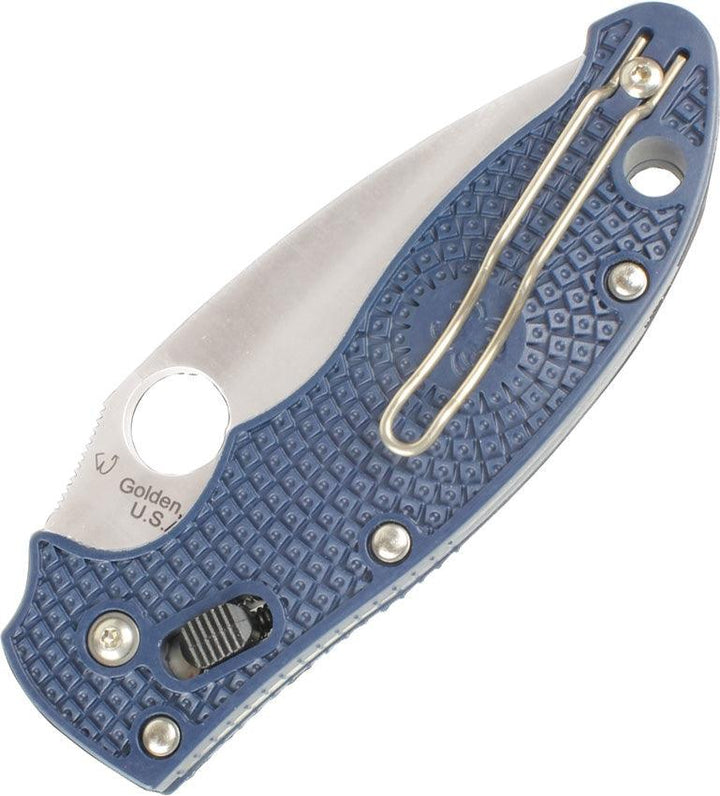 Spyderco Manix 2 Ball Bearing Lock Blue GFN Satin CPM S110V - Knives.mx