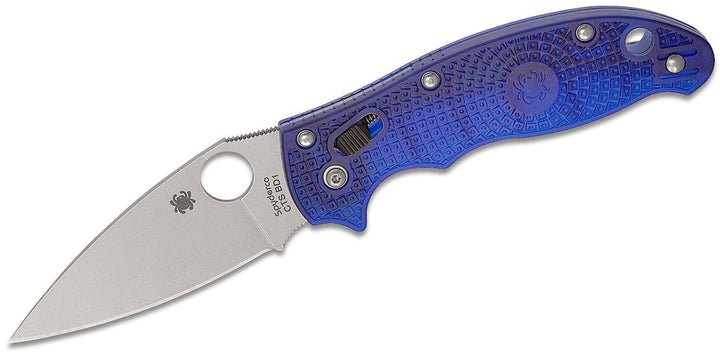 Spyderco Manix 2 Blue FRN Ball Bearing Lock CTS-BD1N - Knives.mx