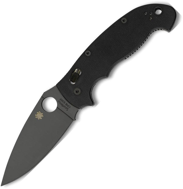 Spyderco Manix 2 XL Ball Bearing Lock Black G10 DLC Coated CPM-S30V - Knives.mx