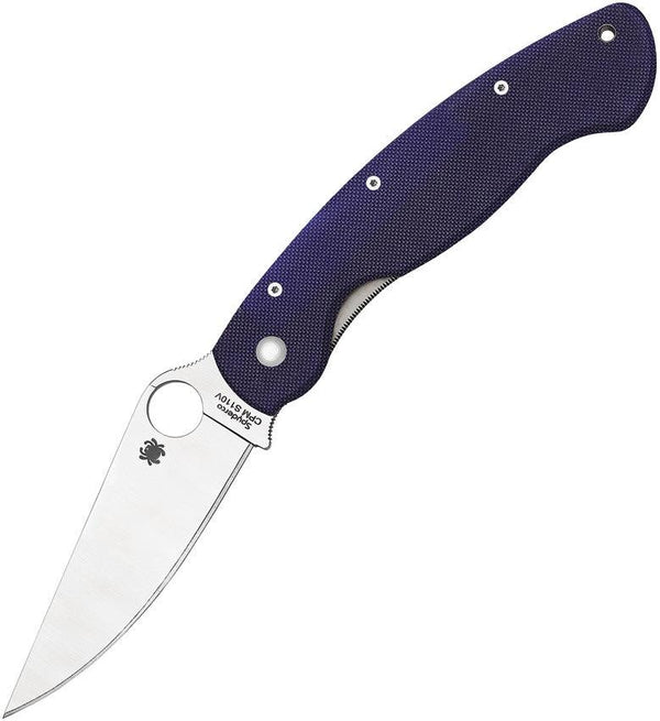 Spyderco Military Model Dark Blue G10 CPM S110V - Knives.mx
