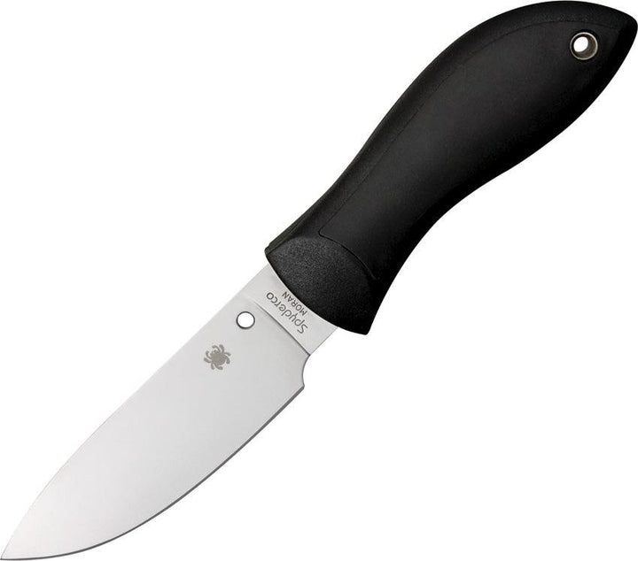 Spyderco Moran Featherweight Black FRN/Kraton Drop Point VG-10 - Knives.mx