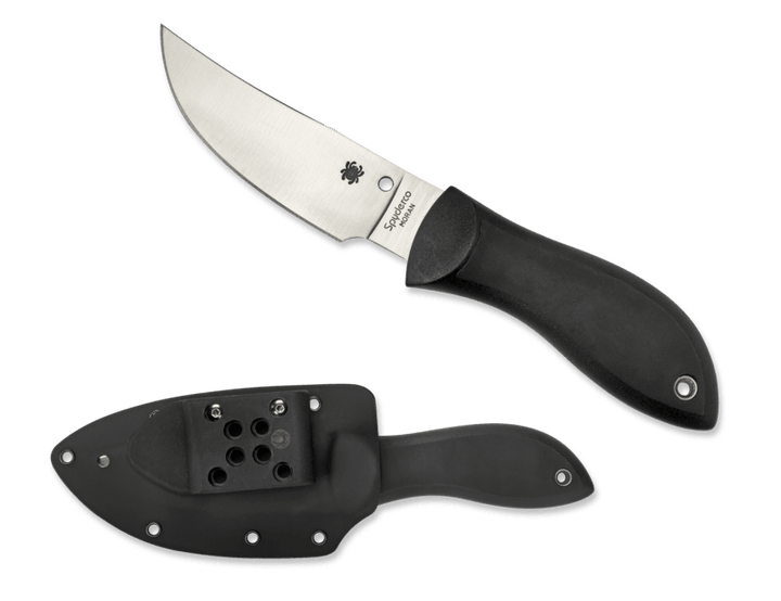 Spyderco Moran Featherweight Black FRN/Kraton Upswept VG-10 - Knives.mx