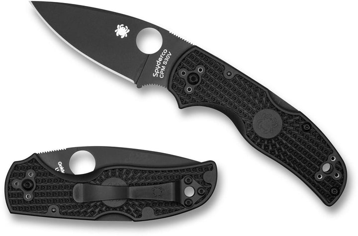 Spyderco Native 5 Lockback Black FRN Plain Coated S30VN - Knives.mx