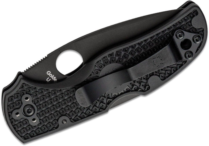 Spyderco Native 5 Lockback Black FRN Plain Coated S30VN - Knives.mx