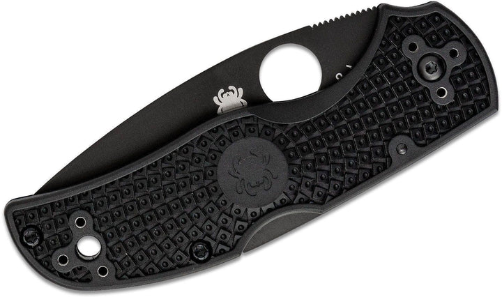 Spyderco Native 5 Lockback Black FRN Plain Coated S30VN - Knives.mx