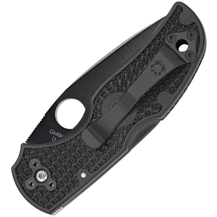 Spyderco Native 5 Lockback Black FRN Serrated CPM S35VN - Knives.mx