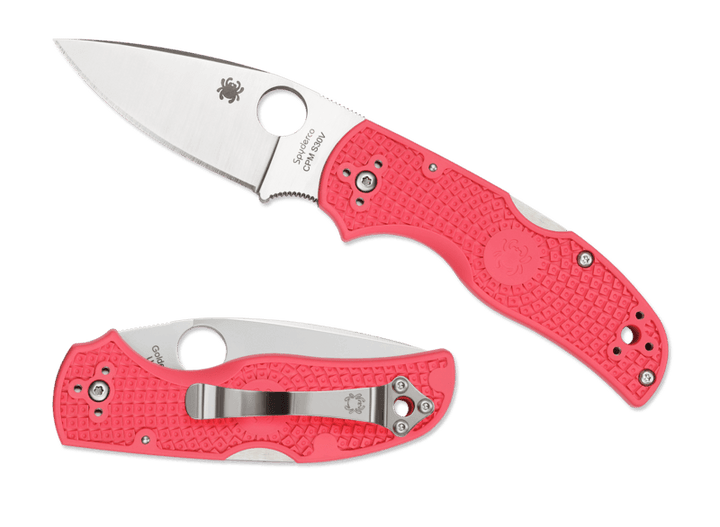 Spyderco Native 5 Lockback Pink Heals FRN CPM S35VN - Knives.mx