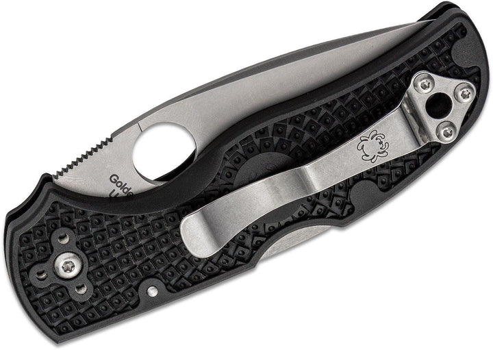 Spyderco Native 5 Lockback Serrated Black FRN S30V - Knives.mx