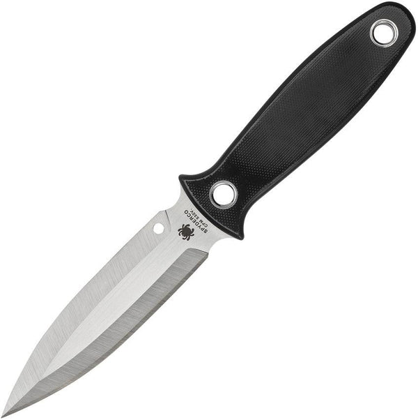 Spyderco Nightstick Fixed Blade Black G10 CPM S30V - Knives.mx