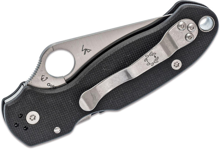 Spyderco Para Military 3 Compression Lock Black G10 Satin CombinationEdge CPM S45VN - Knives.mx