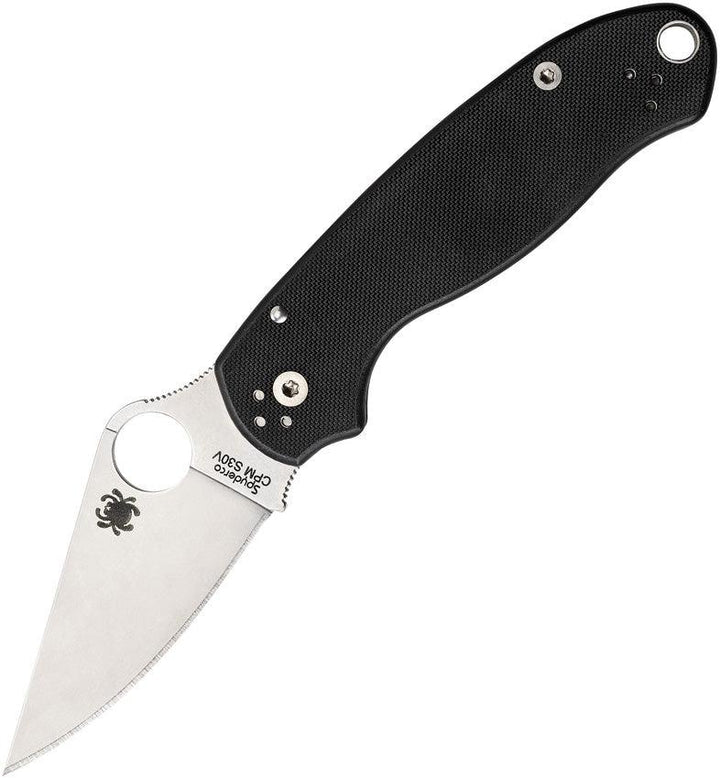 Spyderco Para Military 3 Compression Lock Black G10 Satin PlainEdge CPM S45VN - Knives.mx