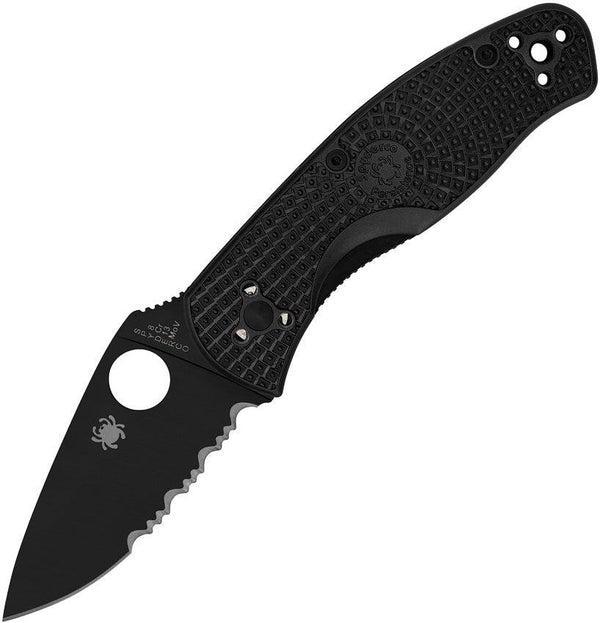 Spyderco Persistence Lightweight Black FRN Serrated 8Cr13MoV - Knives.mx