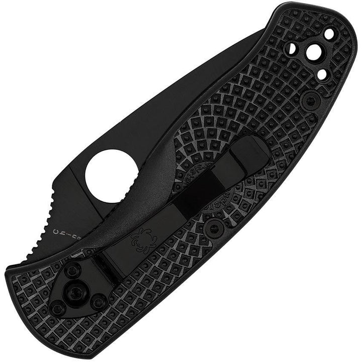 Spyderco Persistence Lightweight Black FRN Serrated 8Cr13MoV - Knives.mx